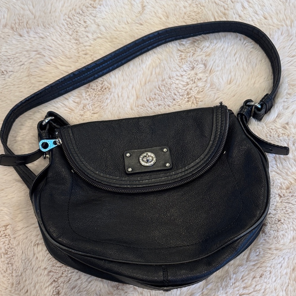 Marc By Marc Jacobs Black Leather Crossbody Bag